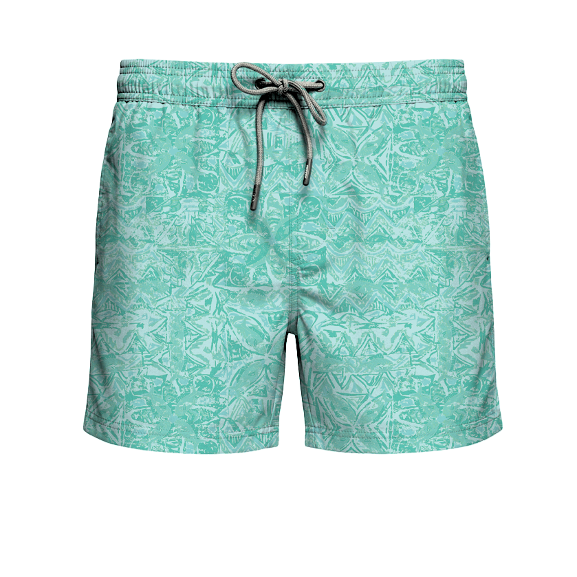 High Tide Swim Trunks Tikiwood