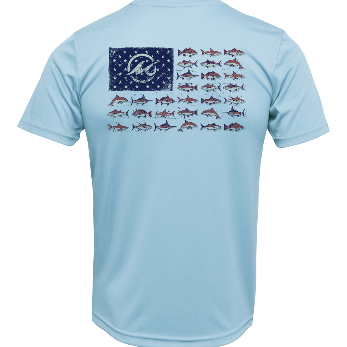 Men's SoWal Sun Jersey American Gulf School Short Sleeve
