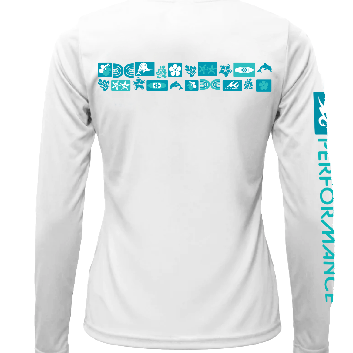 Women's SoWal Sun Jersey Beach Fun Band Long Sleeve