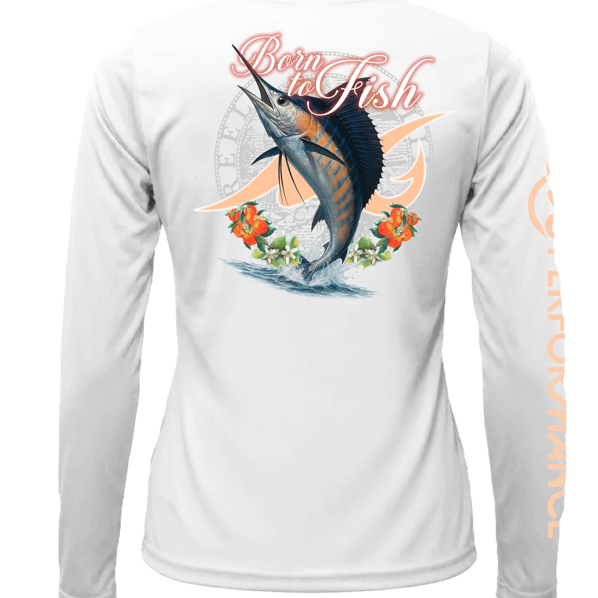 Women's SoWal Sun Jersey Born To Fish Long Sleeve
