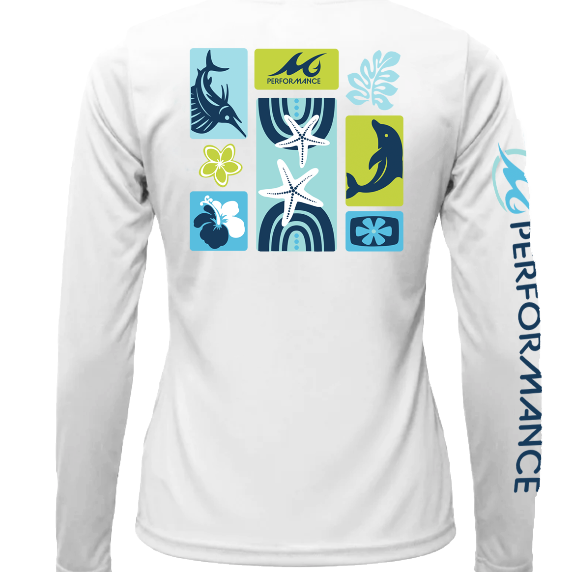 Women's SoWal Sun Jersey Ocean Mojo Long Sleeve