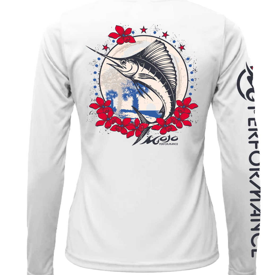 Women's SoWal Sun Jersey USA Billfish Long Sleeve