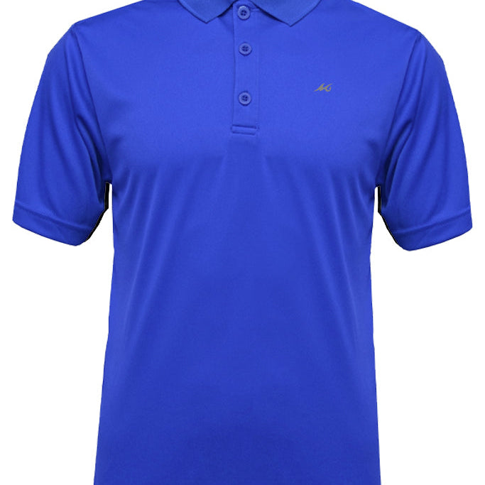 MSC Men's Solid Ribbed Performance Polo - Mojo Sportswear Company