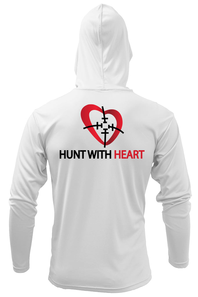 Men's Hooded SoWAL Sun Jersey Hunt with Heart