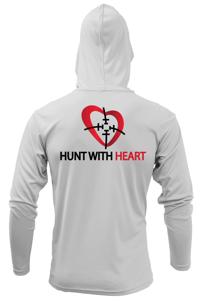 Men's Hooded SoWAL Sun Jersey Hunt with Heart