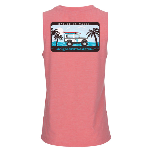 Lazy Line Hi-Lo Beach Tank - Jeep