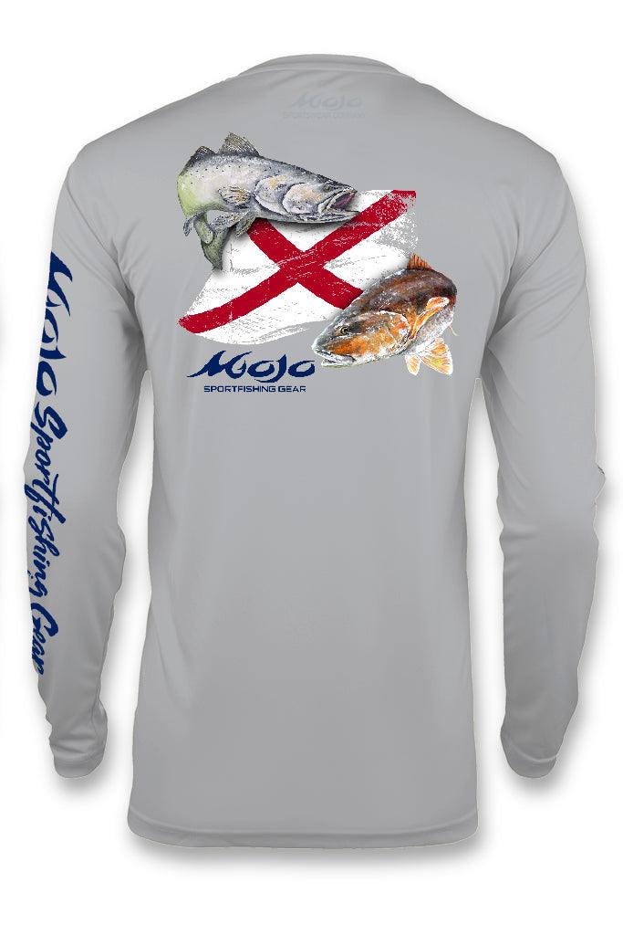 Alabama Redfish Flag Wireman X - Mojo Sportswear Company