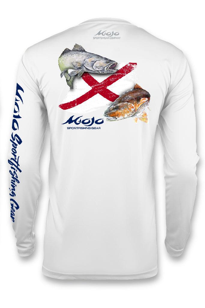 Alabama Redfish Flag Wireman X - Mojo Sportswear Company