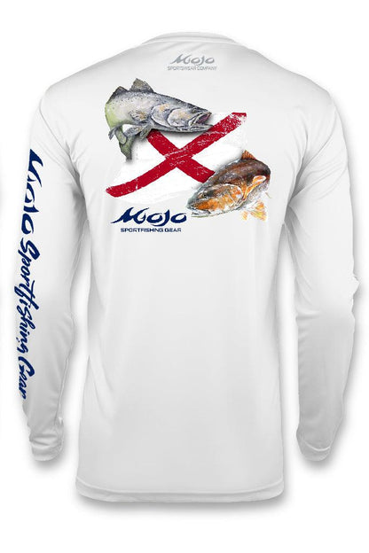 Alabama Redfish Flag Wireman X - Mojo Sportswear Company