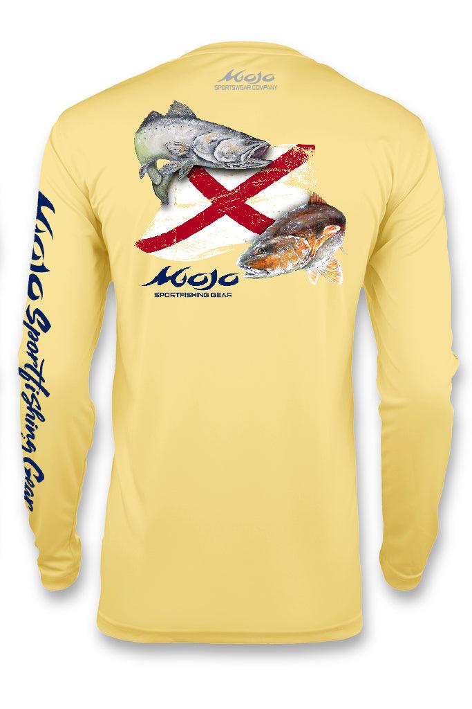 Alabama Redfish Flag Wireman X - Mojo Sportswear Company