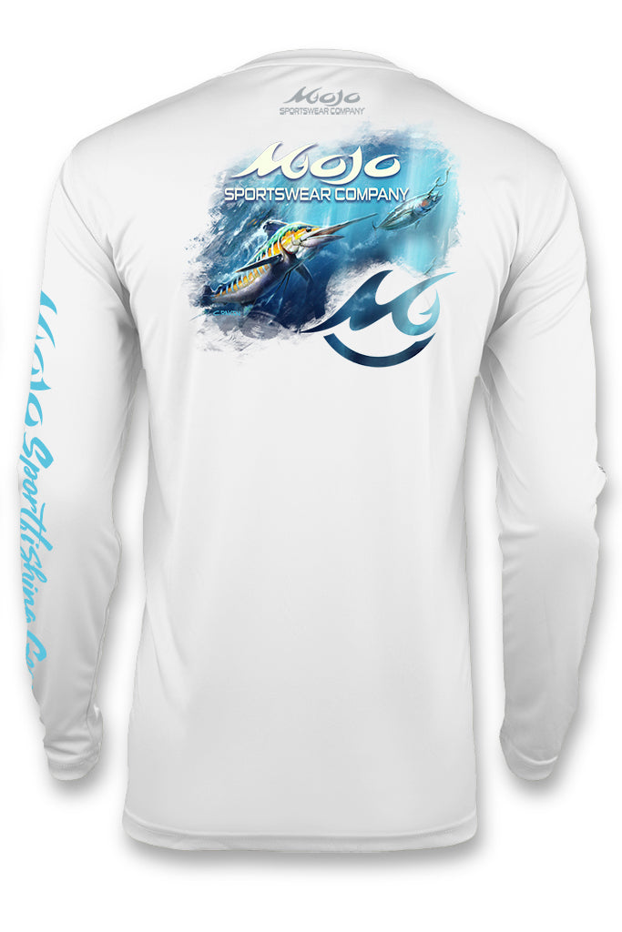 Fins Up, Tails Down Wireman X - Mojo Sportswear Company